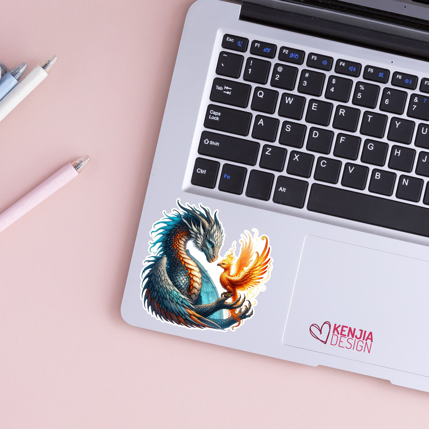 Cute Dragon Sticker / Phoenix Sticker / Fantasy Stickers / DND Stickers / Kids Stickers / Laptop and Kindle Stickers