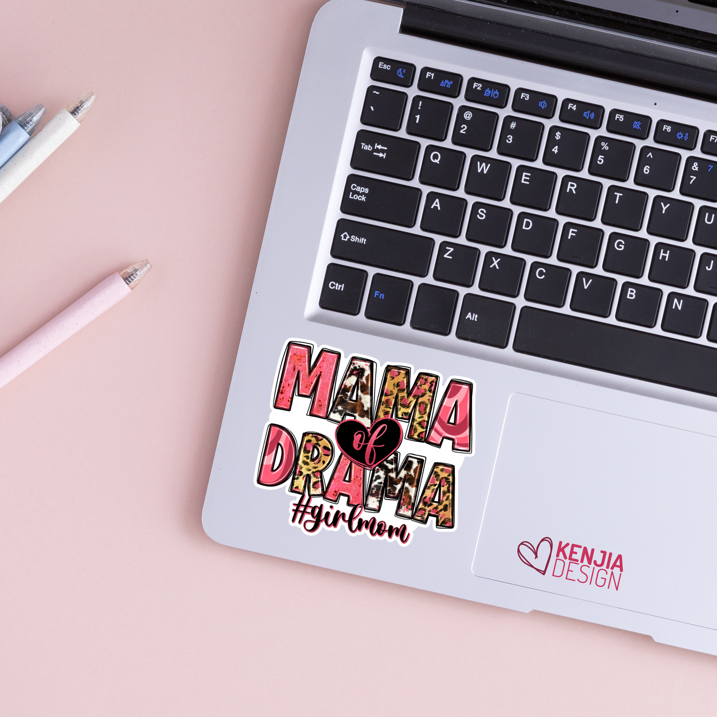 Mama of Drama Girl Stickers and Magnets / Groovy Mama's Girl Stickers / Mommy and Me / Mom of Toddler Girl Gifts / Kids Life