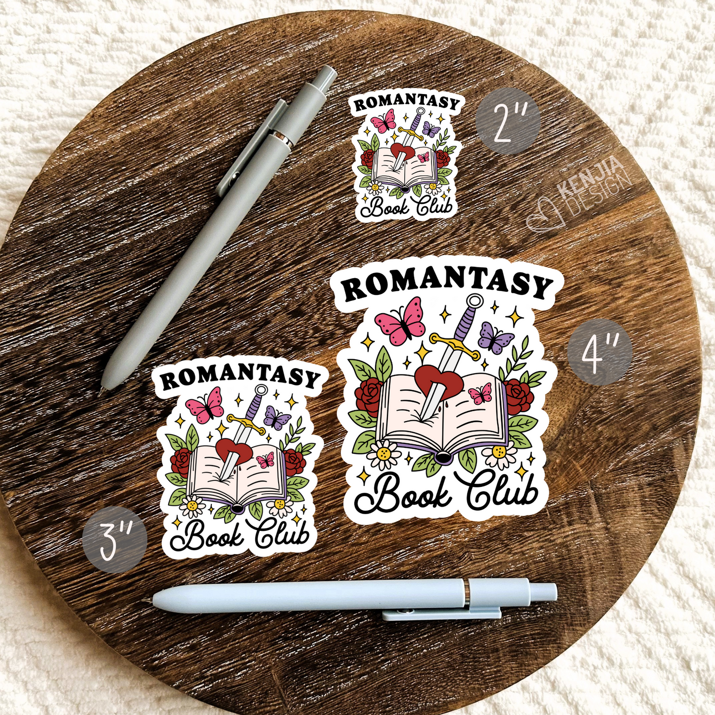 Romantasy Book Club Crewneck Stickers and Magnets / Bookish Merch / Reading Magnets / Dragon Reading Sticker / Book Lover Gifts / Bookworm