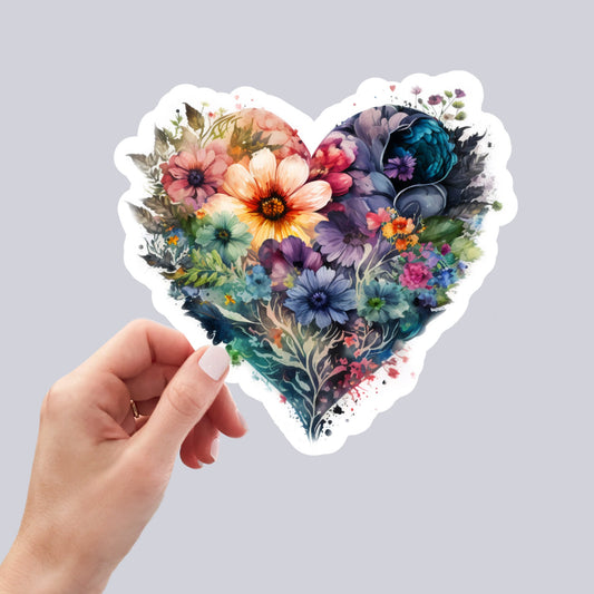 Handmade Heart Stickers | Beautiful Vintage Heart | Kenjia Design