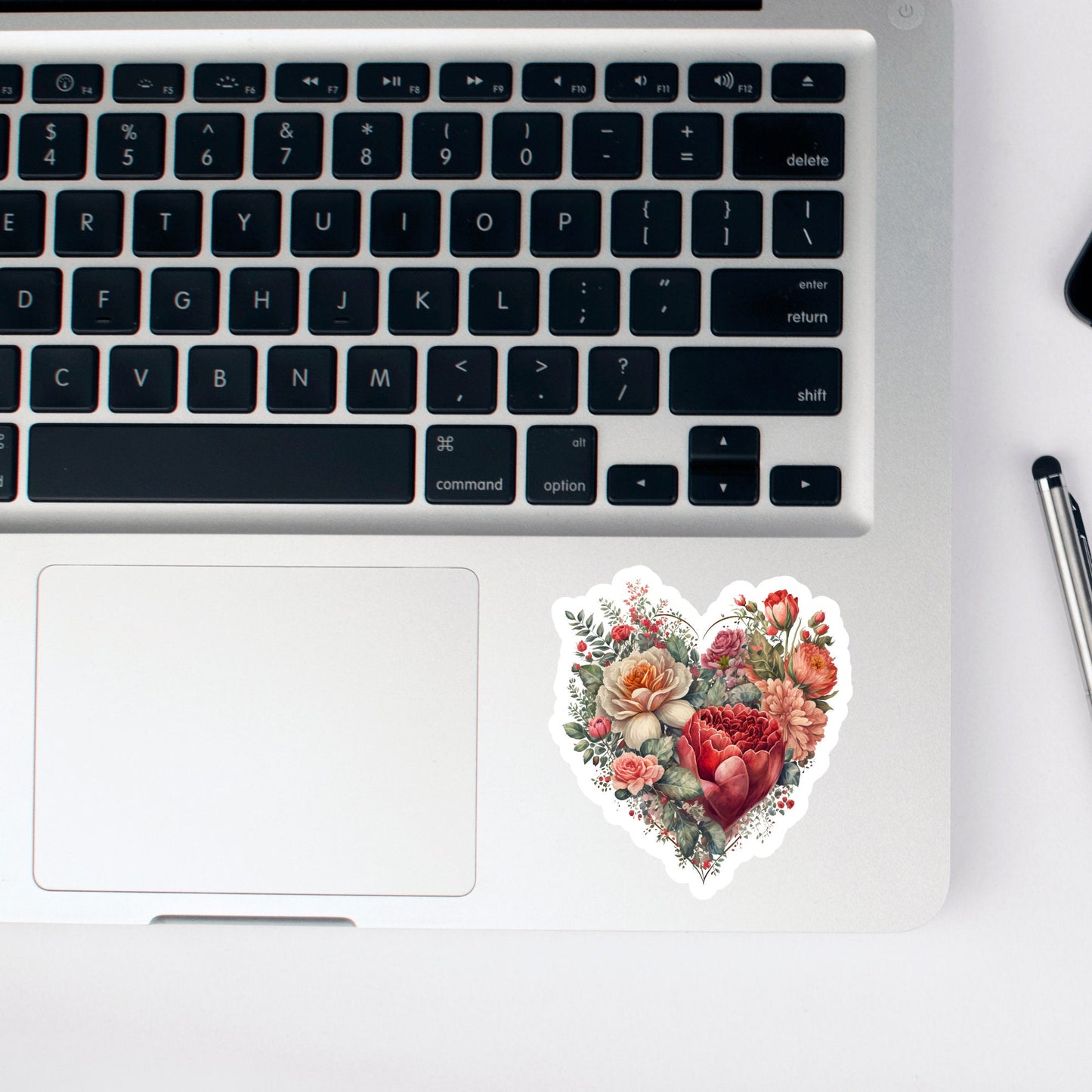 Waterproof Heart Stickers | Sticker for Laptop | Kenjia Design